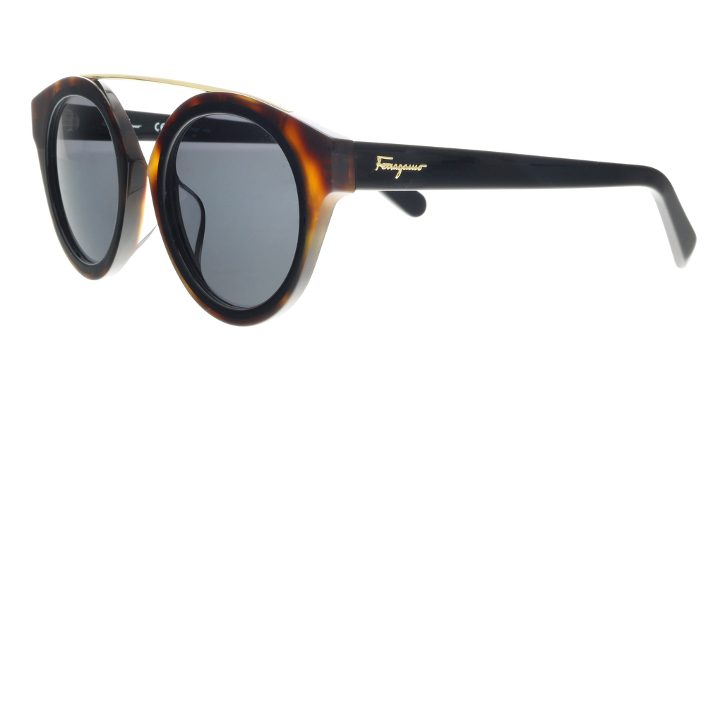 Salvatore Ferragamo SF931SA 214 Tortoise Round Sunglasses